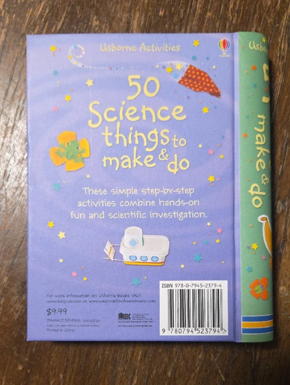 UsBorne 50 Science Things to Make & Do - Purple and Green